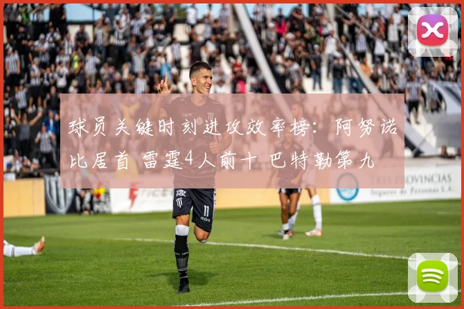 球员关键时刻进攻效率榜：阿努诺比居首 雷霆4人前十 巴特勒第九